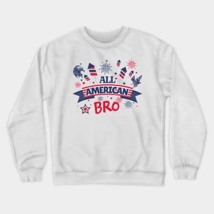 All American Bro Crewneck Sweatshirt